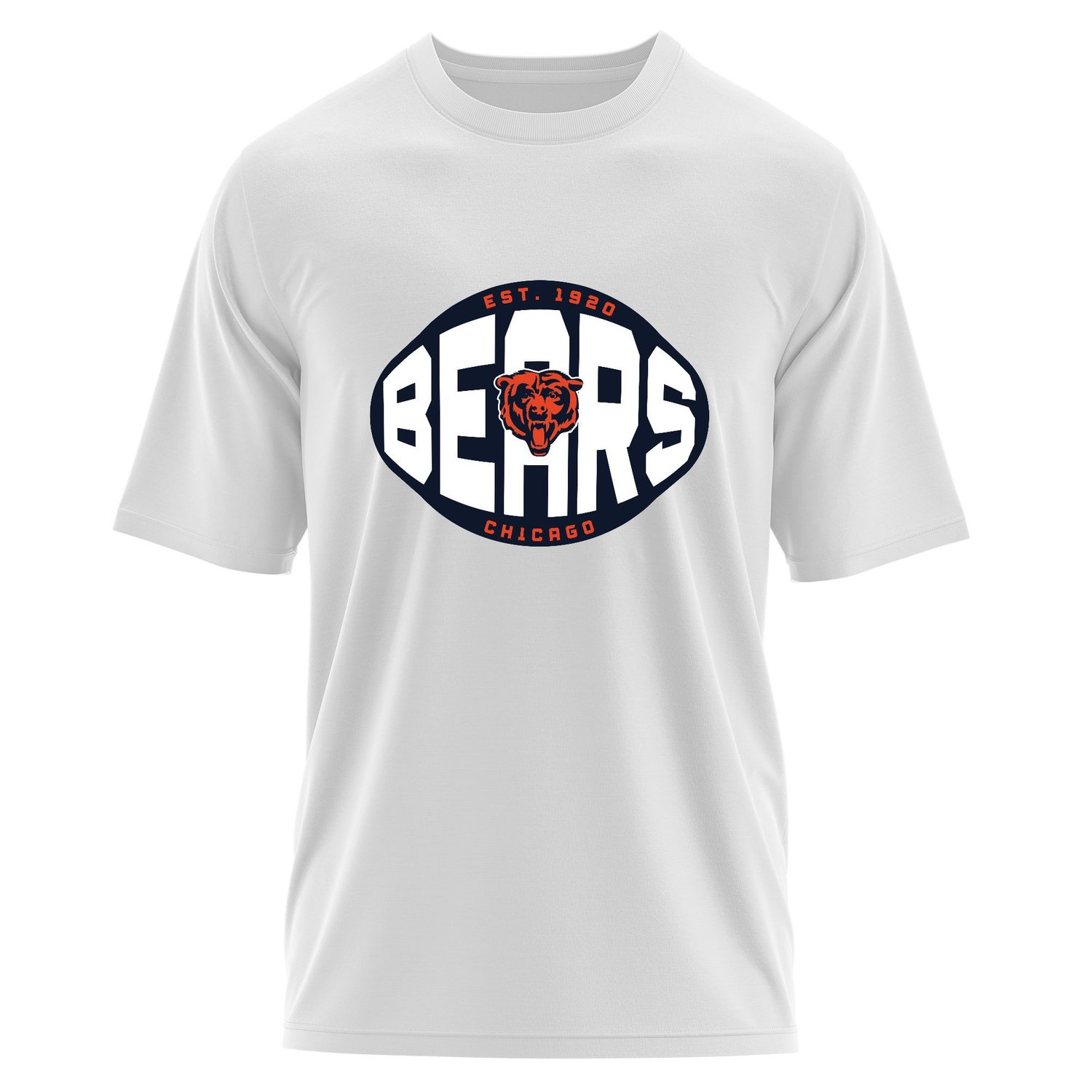 Chicago Bears Defence Oversize Tişört S - Beyaz