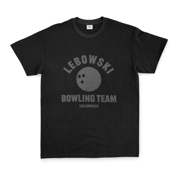 Lebowski Bowling Team Tişört XL - Siyah