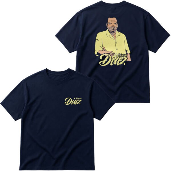 Ricardo Diaz | Grand Theft Auto Oversize Tişört M - İndigo Mavisi