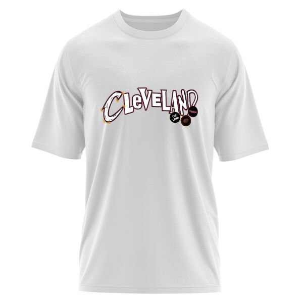 Cleveland The Land Oversize Tişört L - Beyaz