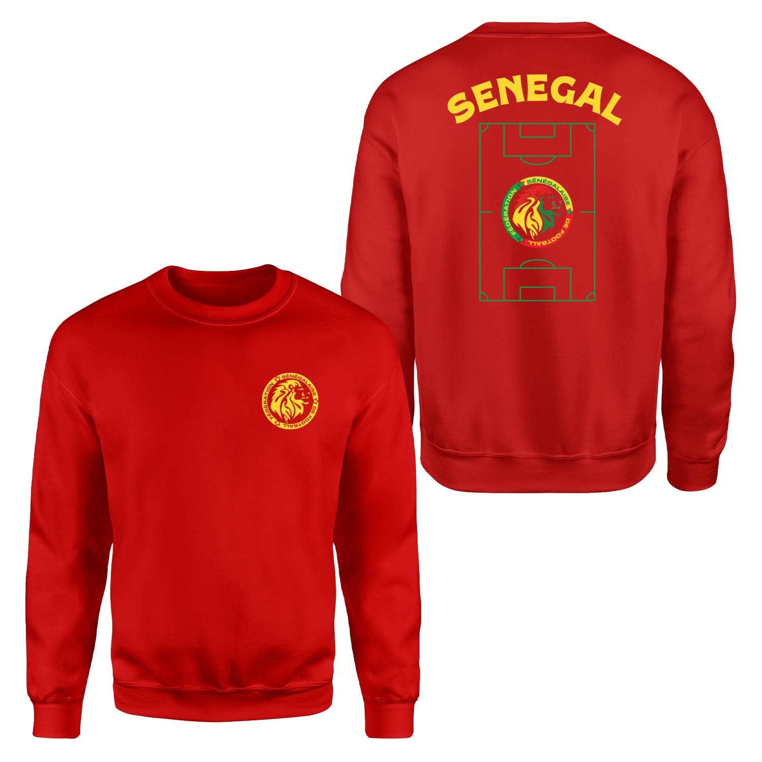 Senegal Dünya Kupası 2026 Sweatshirt S - Kırmızı
