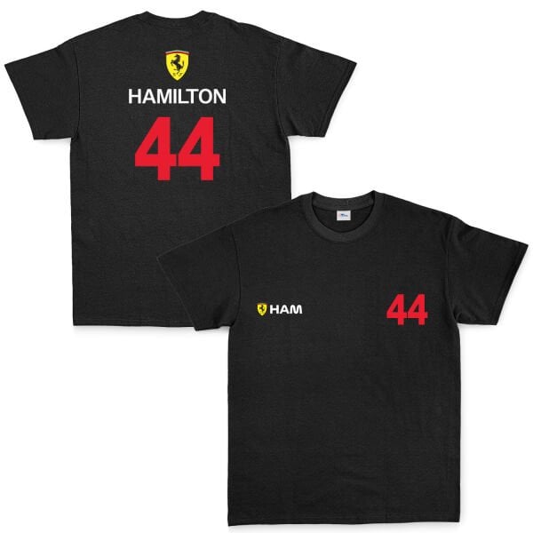 Lewis Hamilton 44 Driver Basic Tişört