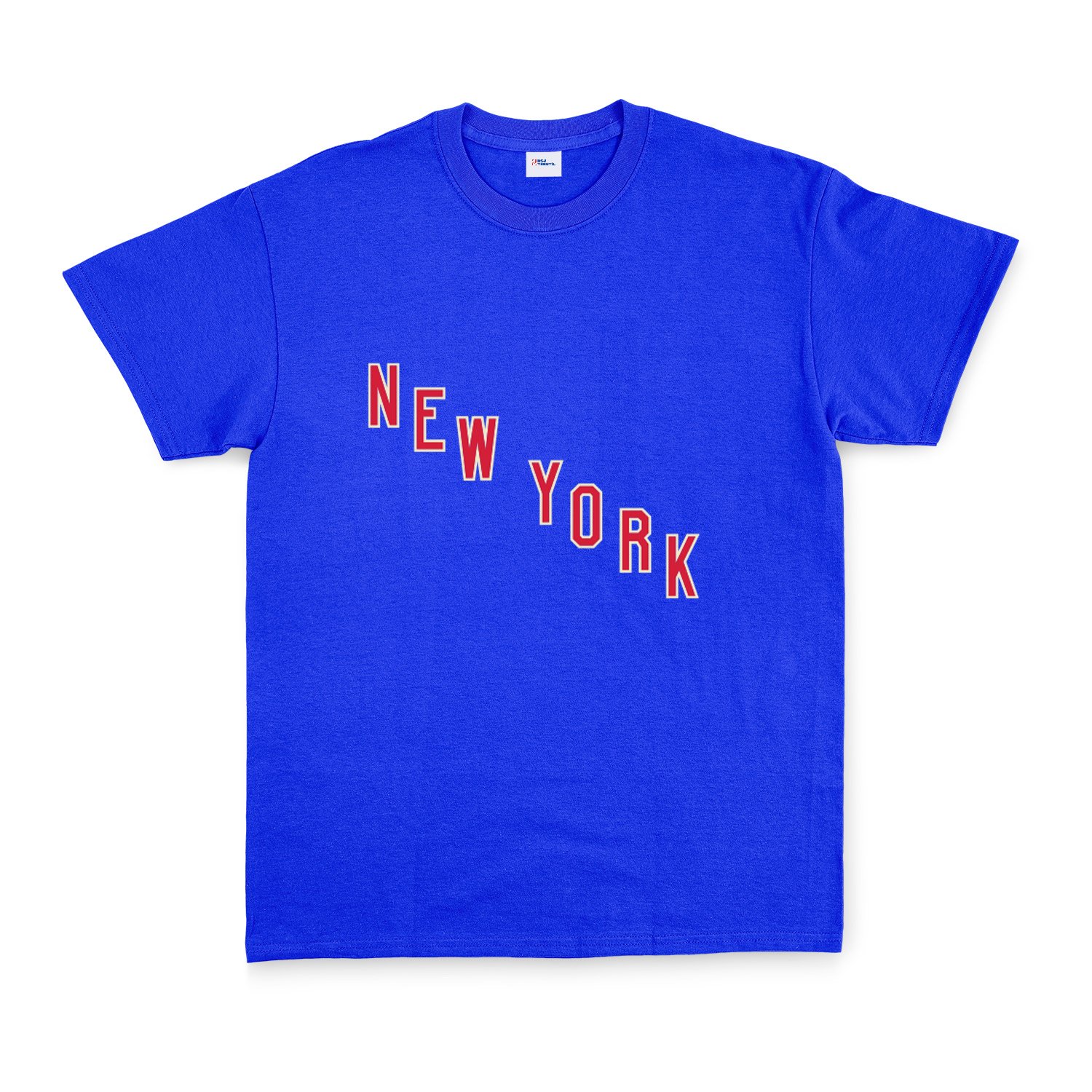New York Rangers Shield Tişört XXL - Mavi