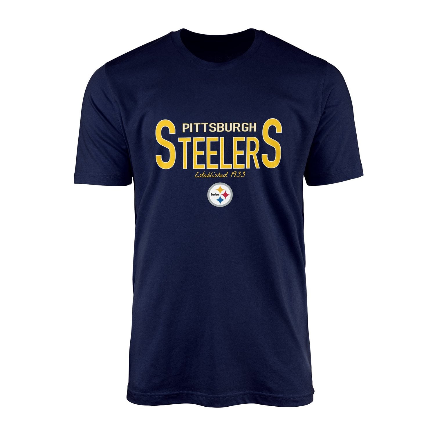Pittsburgh Steelers Established 1933 Tişört XL - İndigo Mavisi
