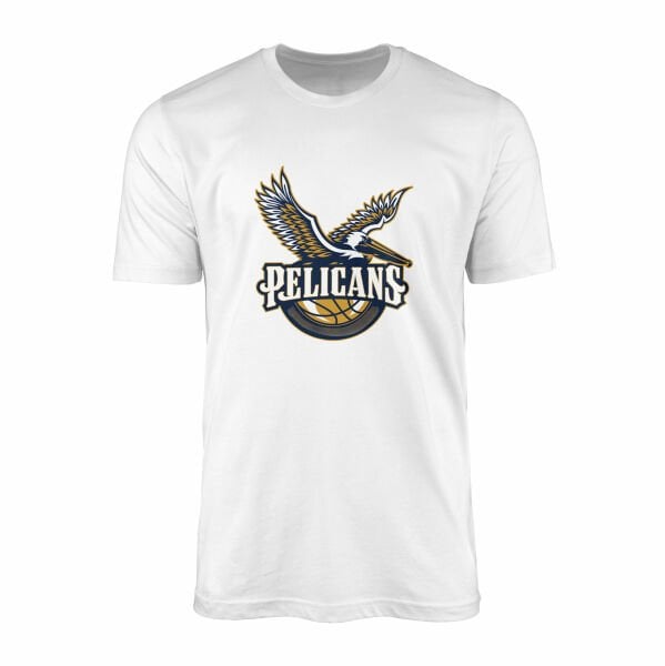 Pelicans Tişört XXL - Beyaz