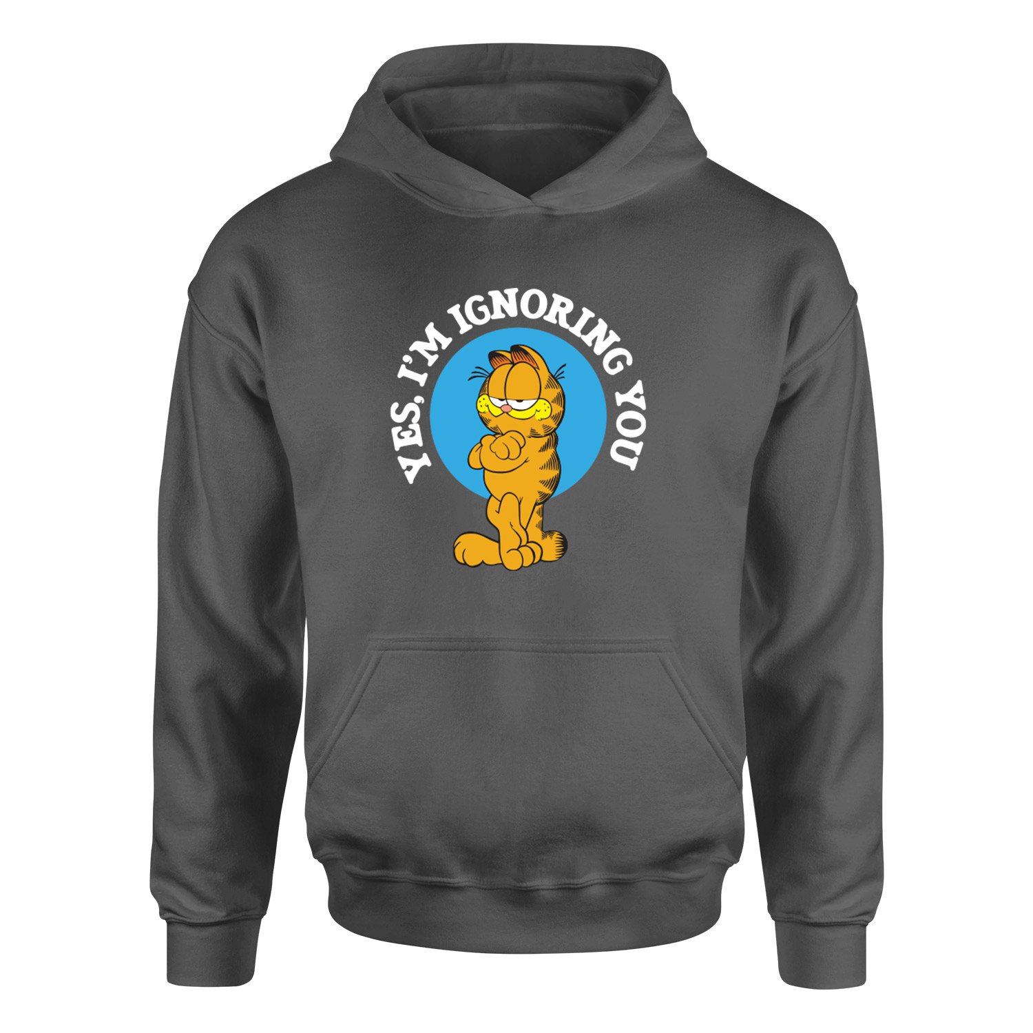 Yes, I’m Ignoring You | Garfield Hoodie S - Füme