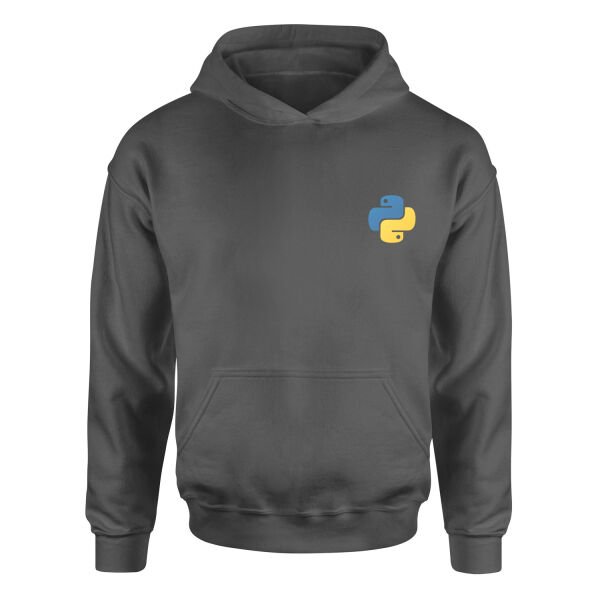 Python Icon Hoodie S - Füme