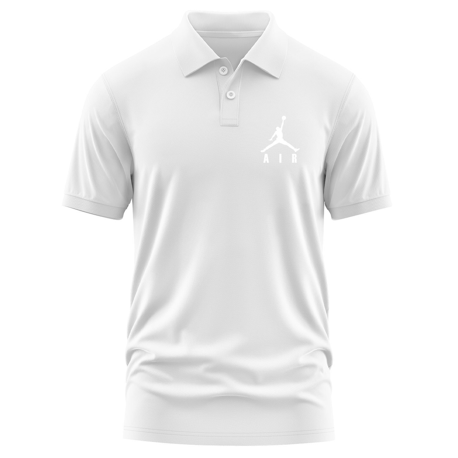 Air Jordan BIG Text W Polo Tişört XL - Beyaz