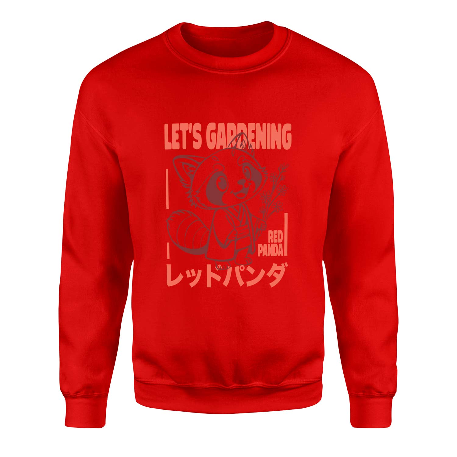Red Panda Sweatshirt XL - Kırmızı