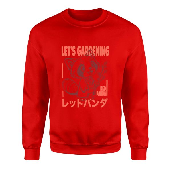 Red Panda Sweatshirt XL - Kırmızı