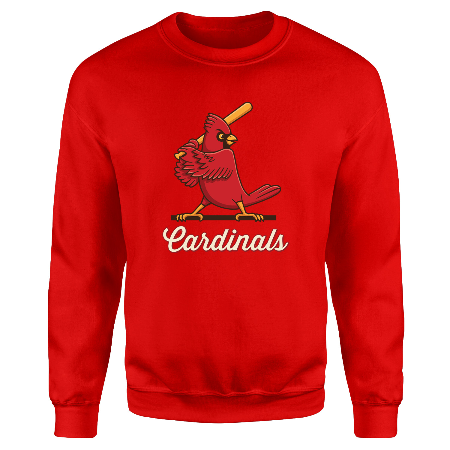 Cardinals Casual Sweatshirt XXL - Kırmızı
