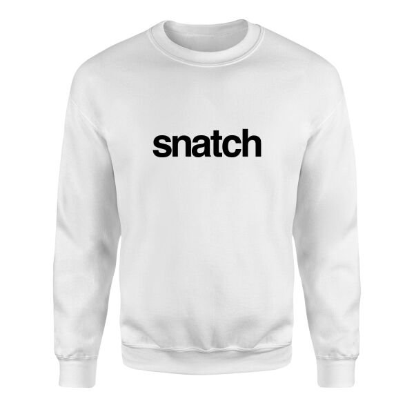 snatch. Sweatshirt L - Beyaz