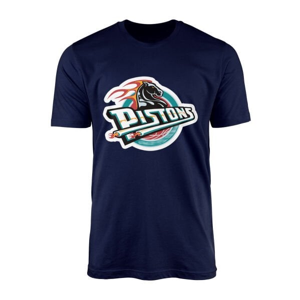 Detroit Retro Tişört S - İndigo Mavisi