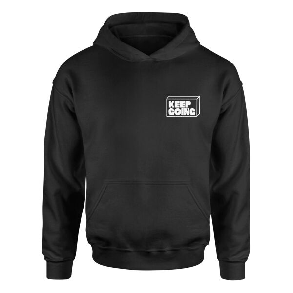 Keep Going Hoodie S - Siyah