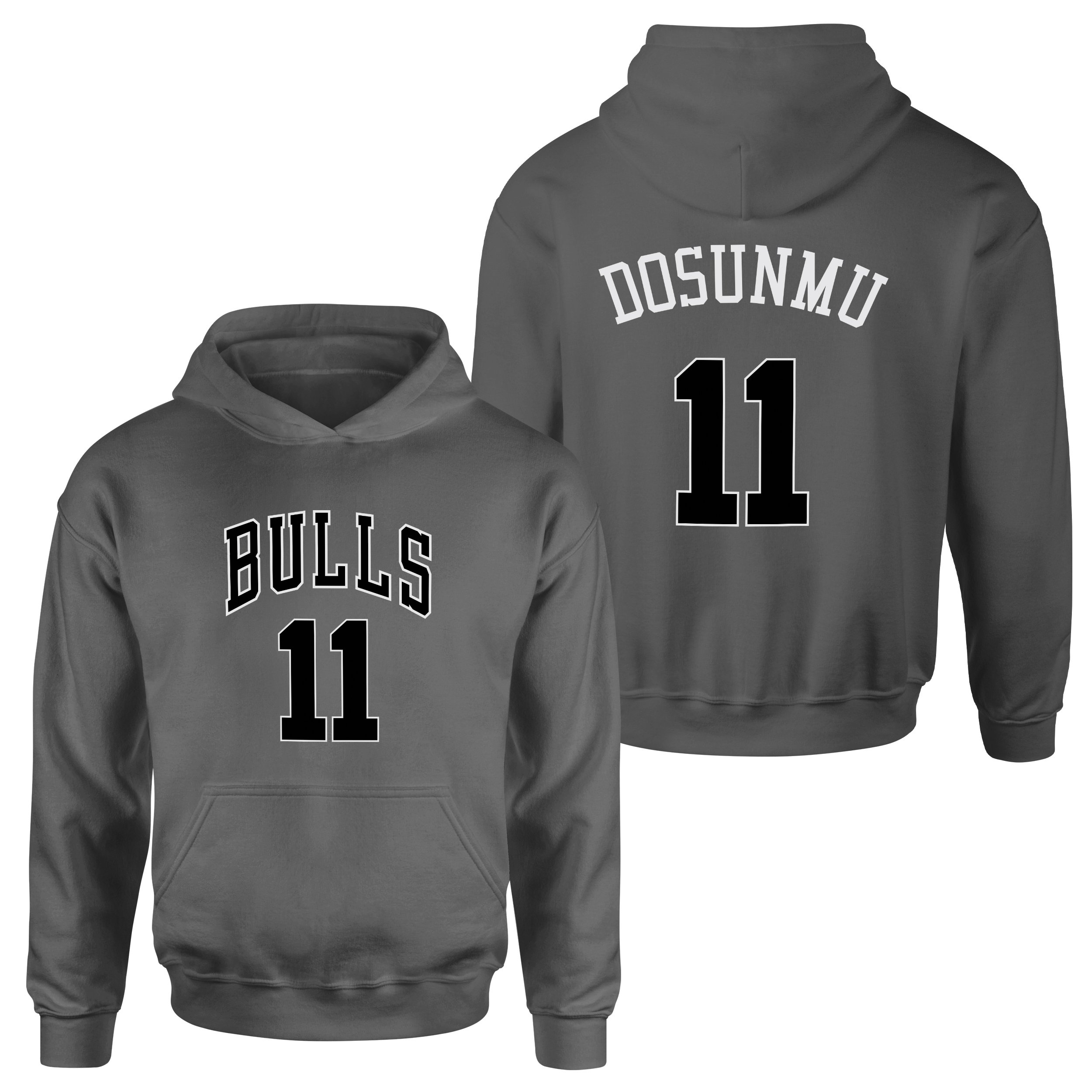 Ayo Dosunmu Forma Hoodie XL - Füme