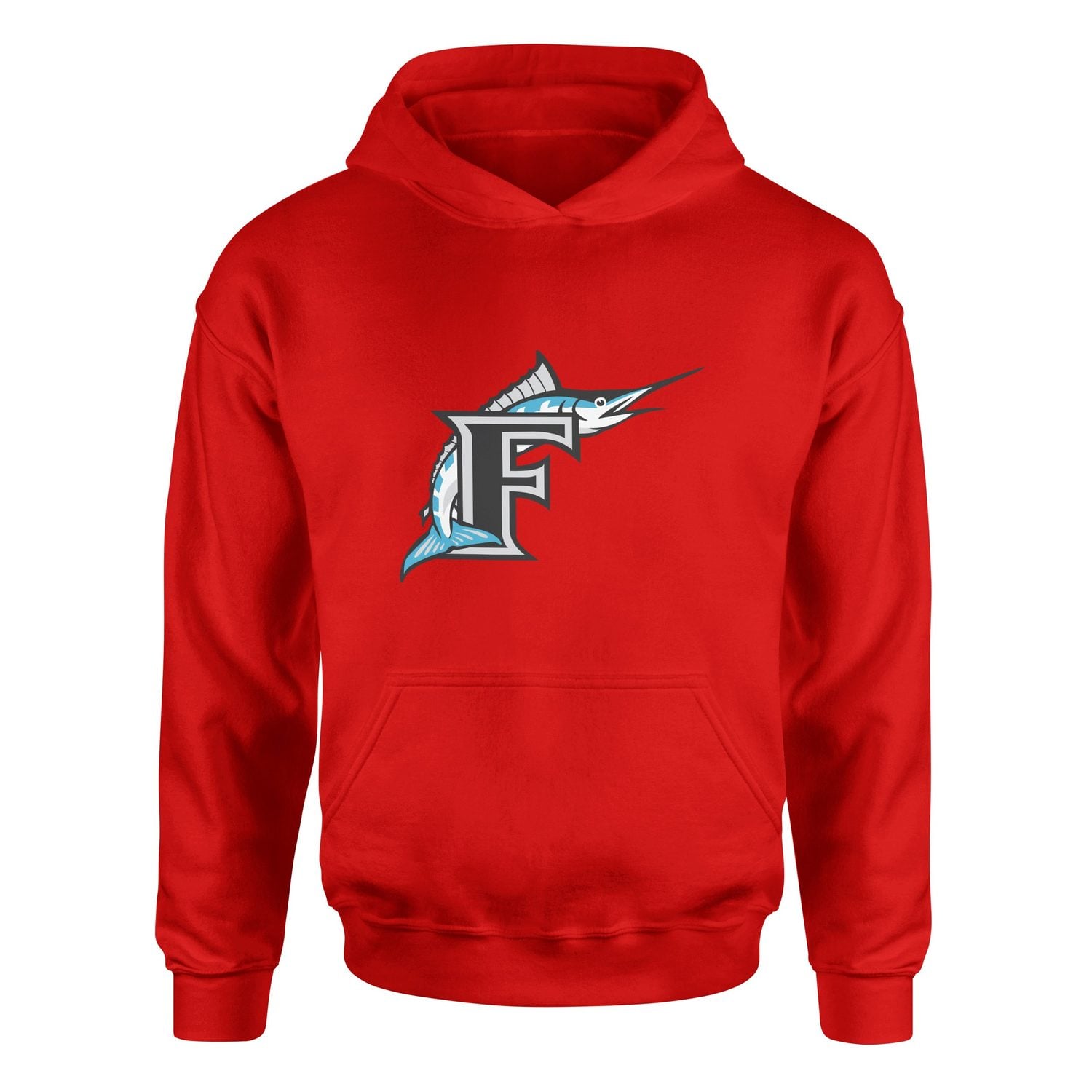 Florida Marlins Vintage Hoodie XXL - Kırmızı