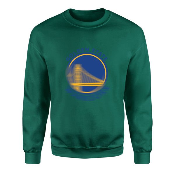 Golden State Sweatshirt XL - Nefti Yeşili