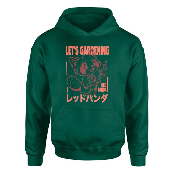Red Panda Hoodie L - Nefti Yeşili