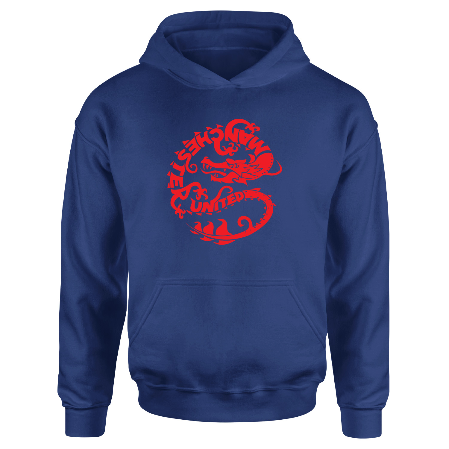 MANU Dragon Hoodie XL - İndigo Mavisi