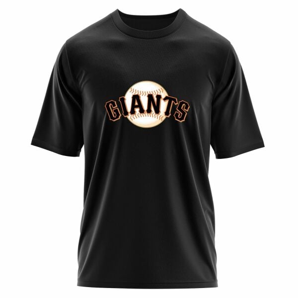 San Francisco Giants Baseball Oversize Tişört S - Siyah