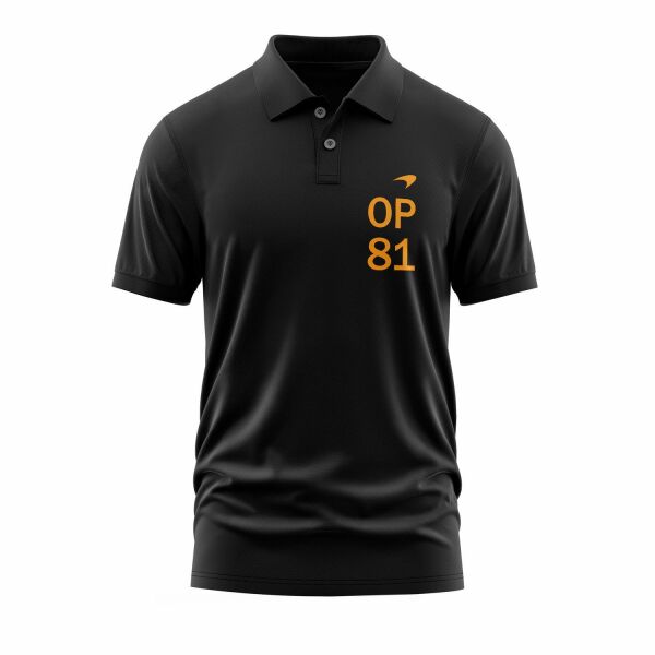 Oscar Piastri OP81 MCL Mastery Polo Tişört L - Siyah