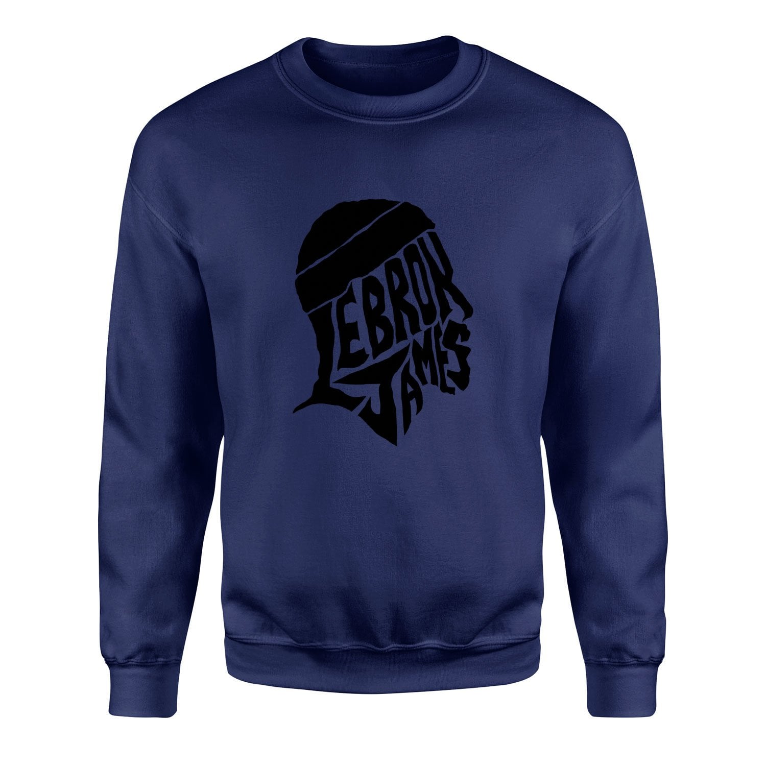 LeBron James Text Sweatshirt M - İndigo Mavisi