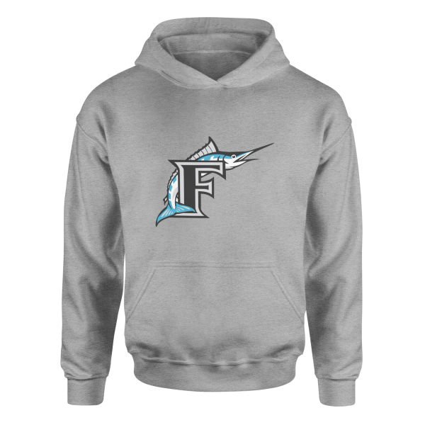 Florida Marlins Vintage Hoodie S - Gri