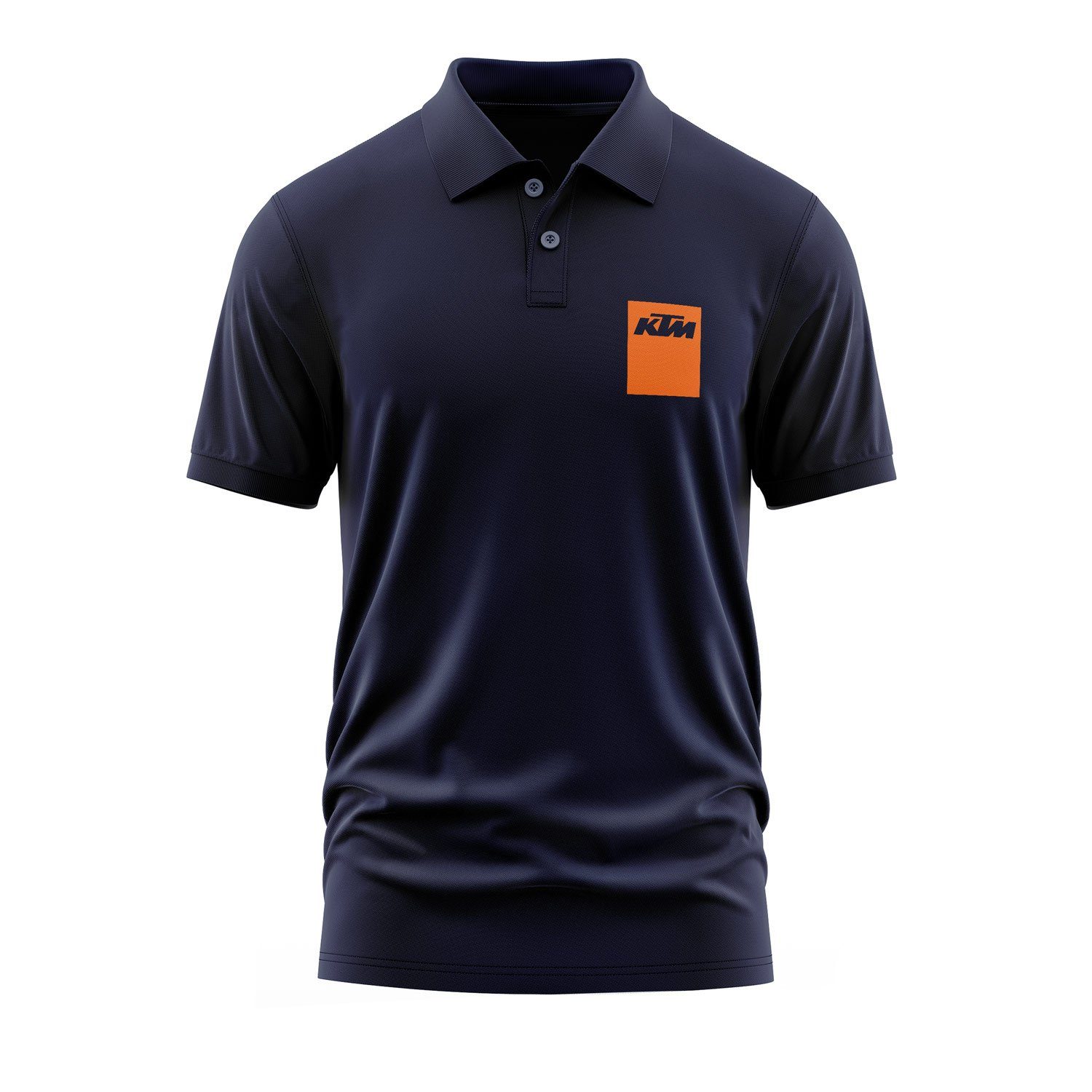 KTM Badge Polo Tişört S - İndigo Mavisi