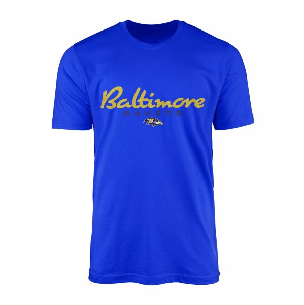 Baltimore Ravens Charm City Tişört L - Mavi
