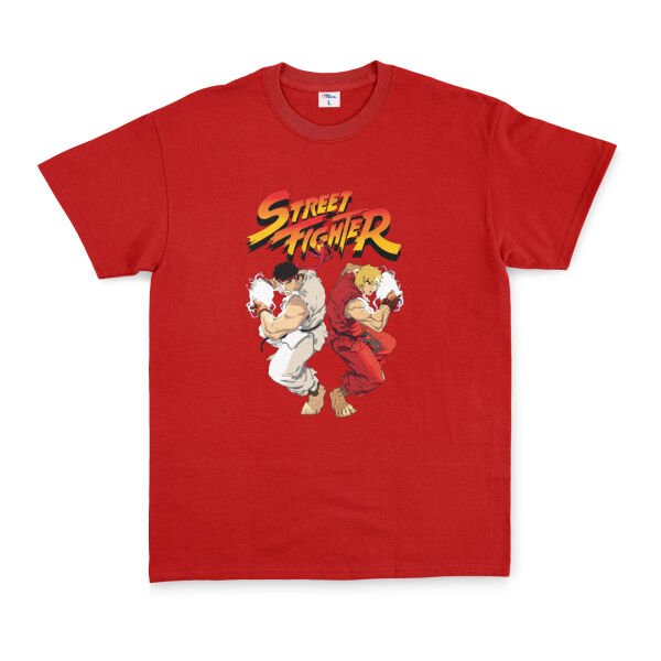 Street Fighter Tişört S - Kırmızı