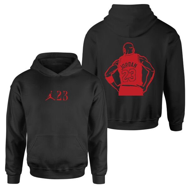 MJ 23 Unstoppable Red |  Air Jordan Hoodie L - Siyah