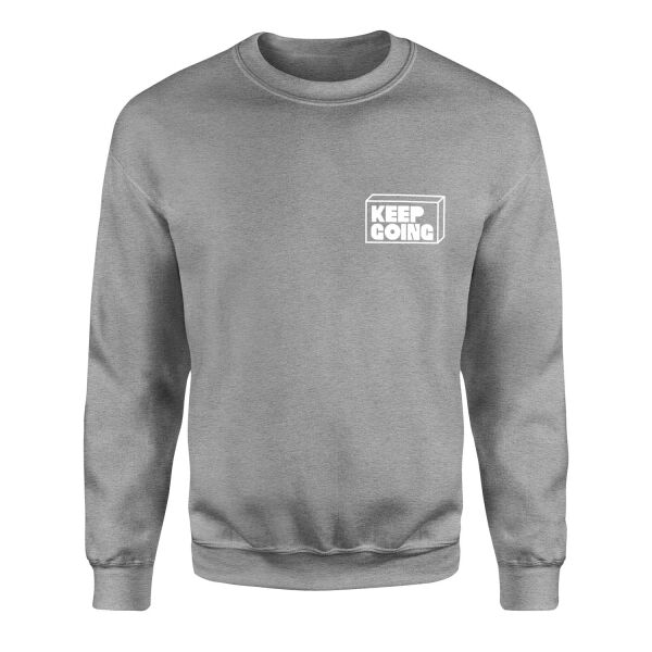 Keep Going Sweatshirt XL - Gri