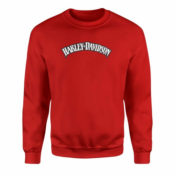 Harley-Davidson Arch Sweatshirt M - Kırmızı