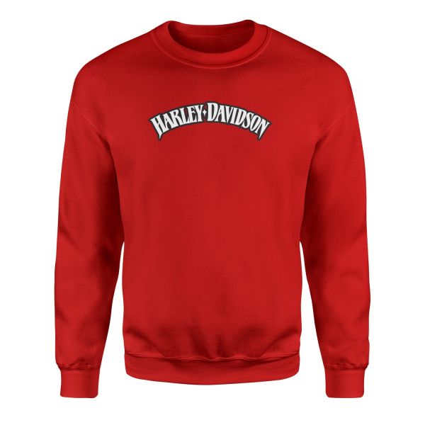 Harley-Davidson Arch Sweatshirt L - Kırmızı
