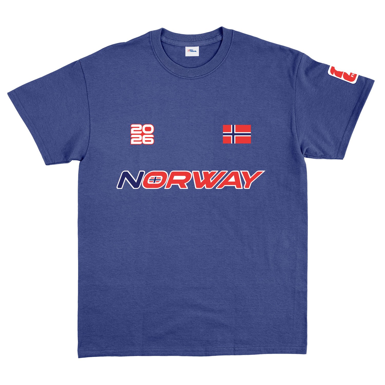 Norveç 2026 Tişört XXL - İndigo Mavisi