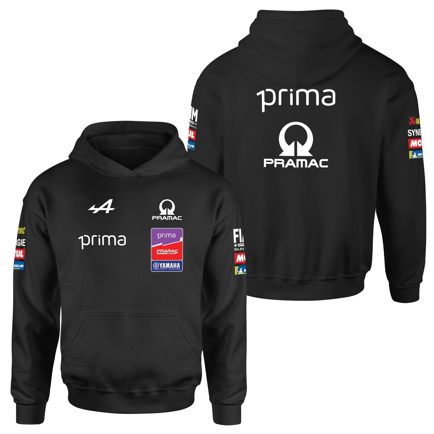 Pramac Racing 2026 Teamline Hoodie XXL - Siyah
