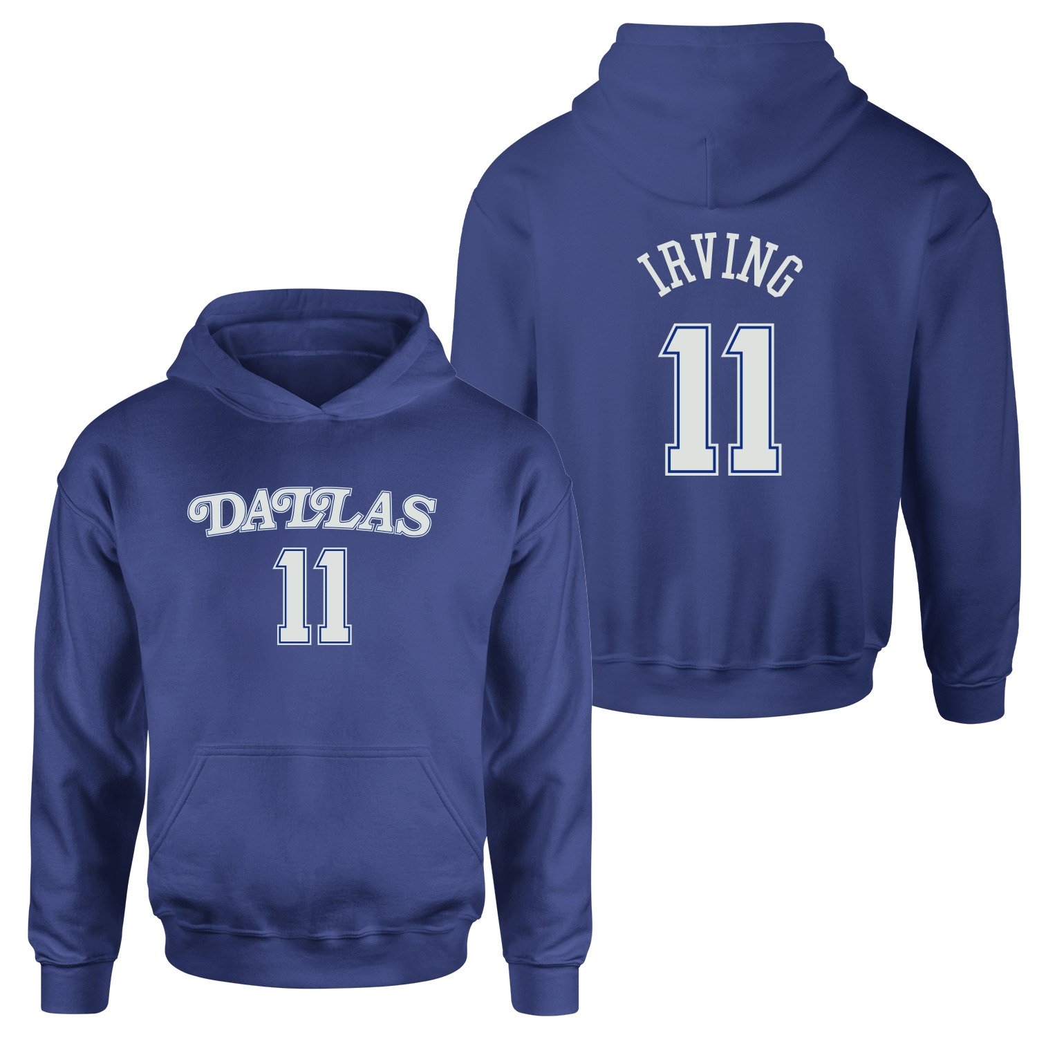 Kyrie Irving 11 Dallas Forma Hoodie XL - İndigo Mavisi