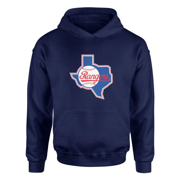 Rangers, TX Hoodie L - İndigo Mavisi