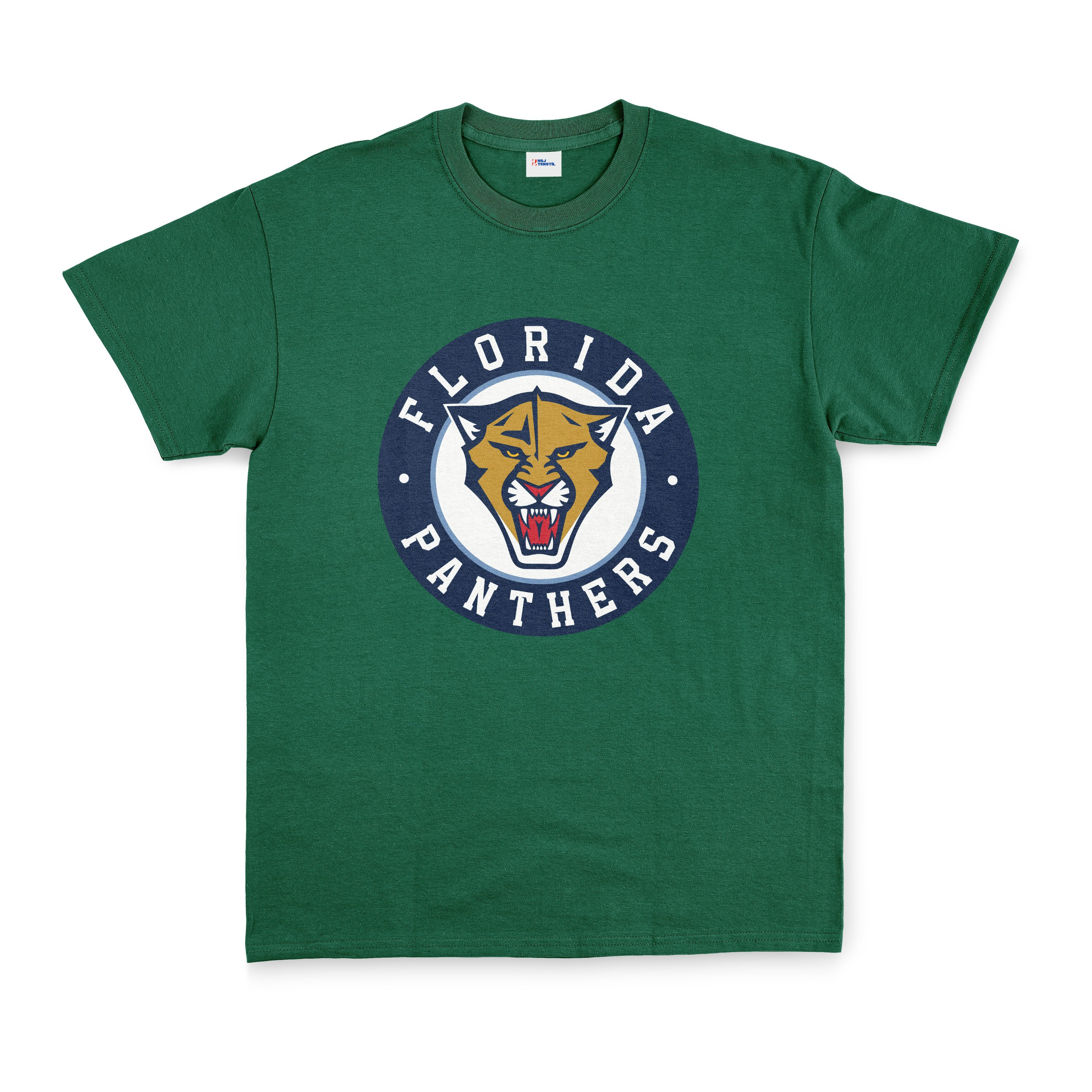 Florida Panthers Badge Tişört M - Nefti Yeşili