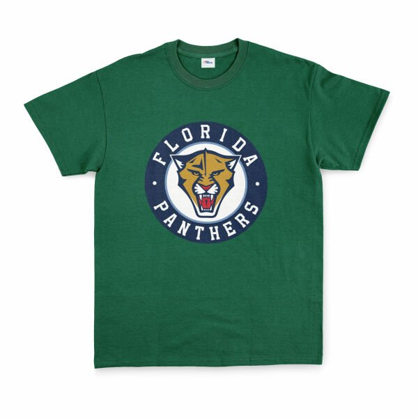 Florida Panthers Badge Tişört M - Nefti Yeşili