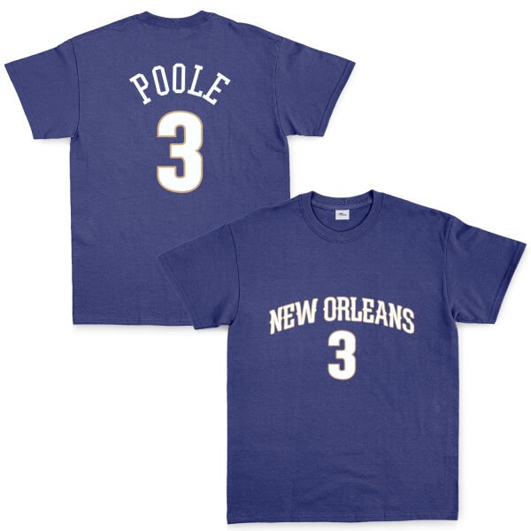 Jordan Poole New Orleans Forma Tişört S - İndigo Mavisi