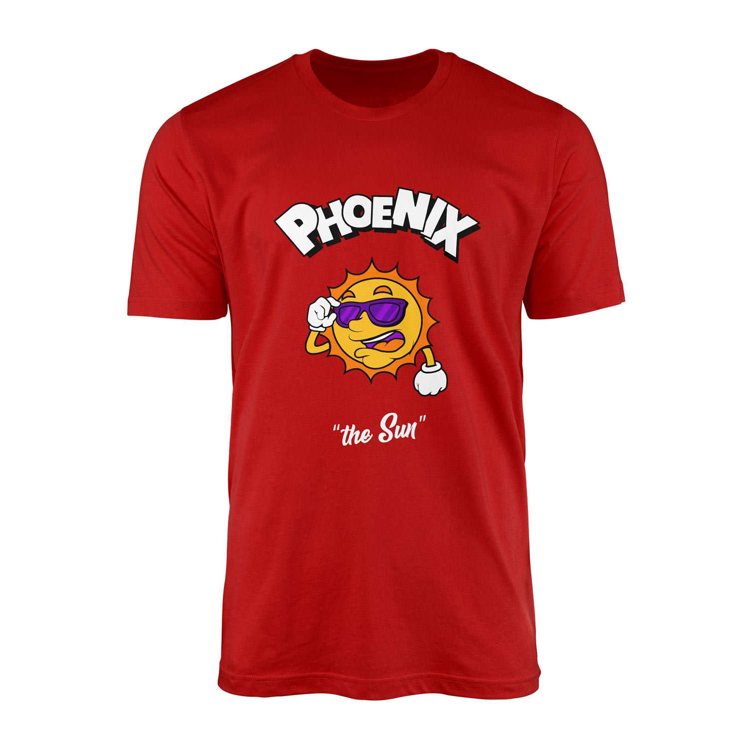 Phoenix Cartoon Tişört S - Kırmızı