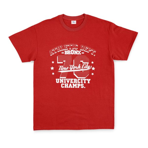 Bronx 76 NYC Tişört L - Kırmızı