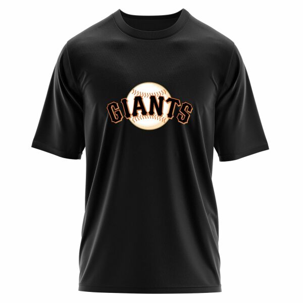 San Francisco Giants Baseball Oversize Tişört L - Siyah