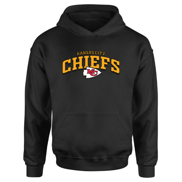 Kansas City Chiefs Arch Hoodie XL - Siyah
