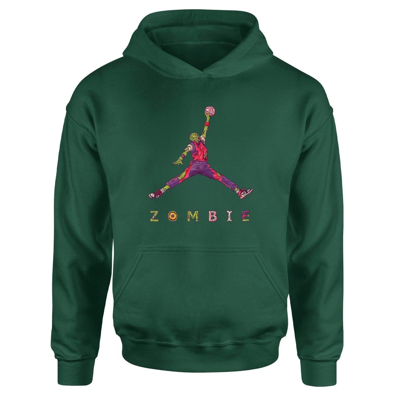 Air Jordan Zombie Hoodie M - Nefti Yeşili