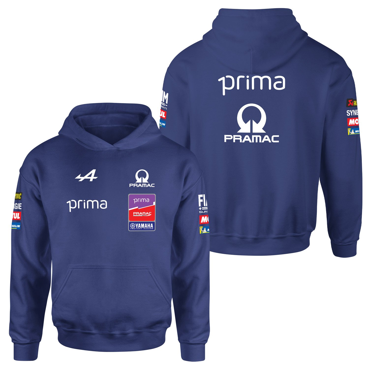 Pramac Racing 2026 Teamline Hoodie L - İndigo Mavisi