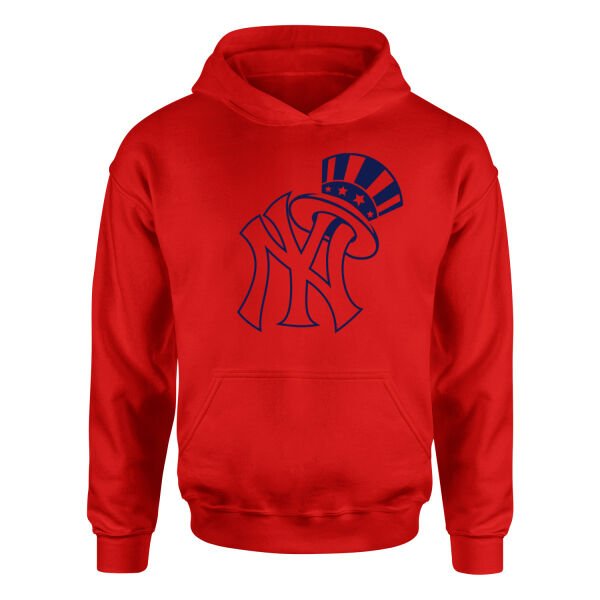 Yankees Classic Hoodie L - Kırmızı