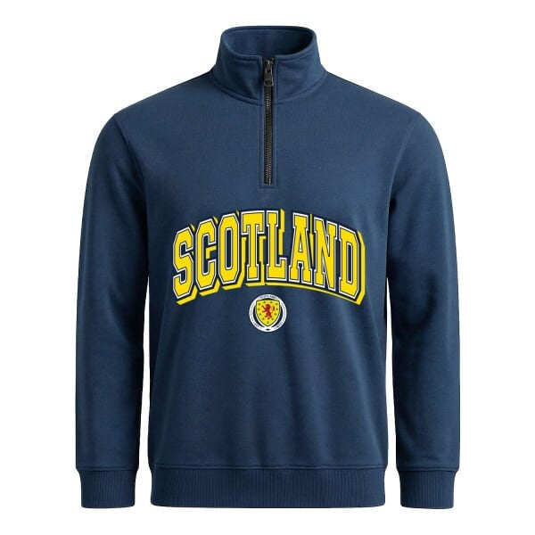 İskoçya 2026 Varsity Yarım Fermuarlı Sweatshirt
