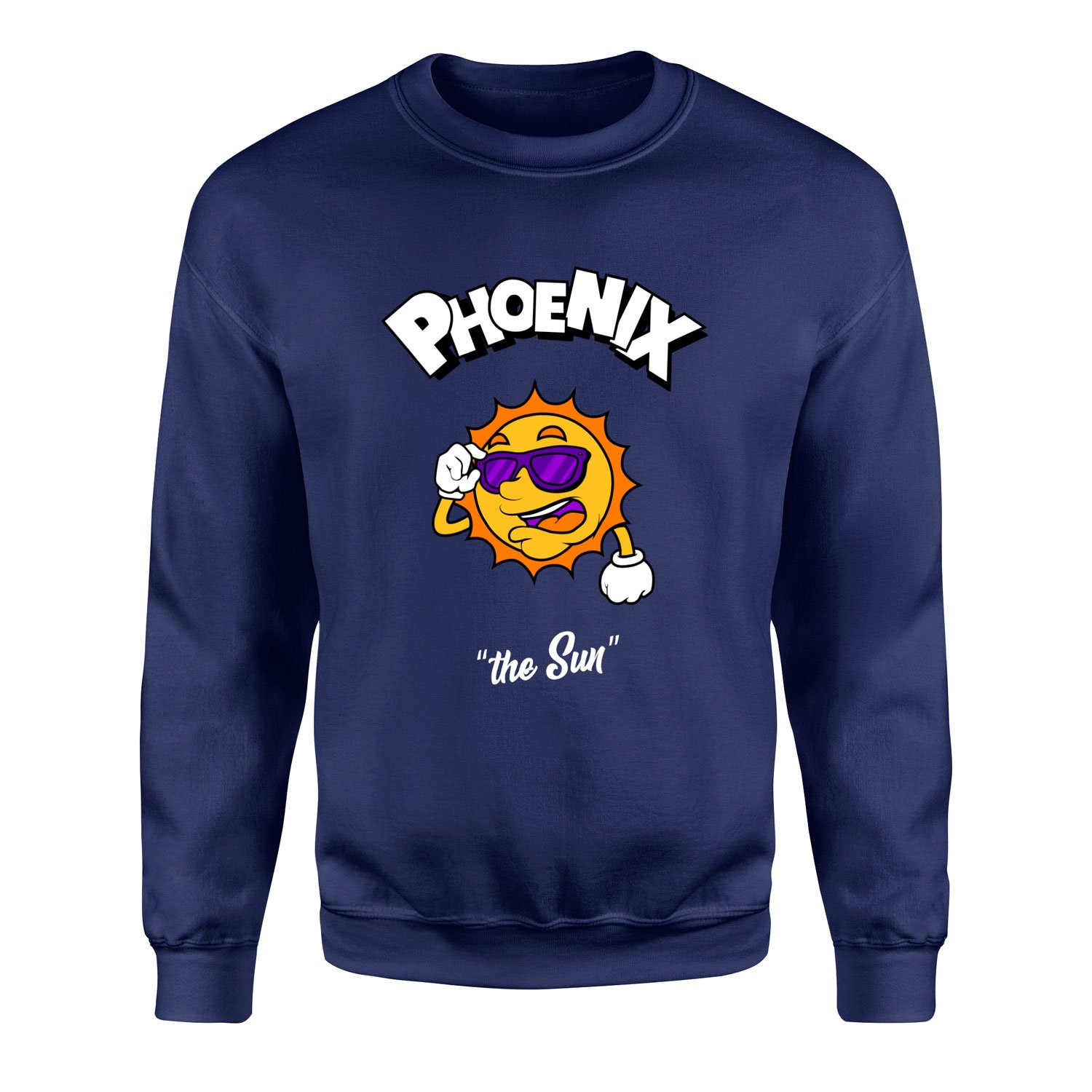 Phoenix Cartoon Sweatshirt XXL - İndigo Mavisi